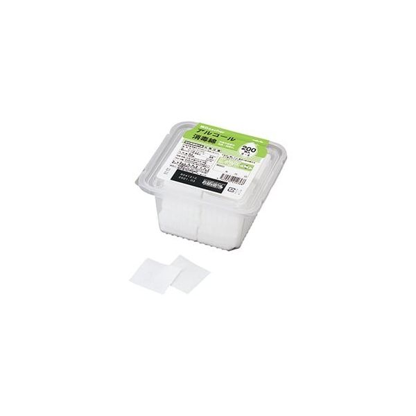 アズワン ベスケアアルコール綿 パックタイプ 1パック(200枚入) 7-6208-12 1パック(1枚)（直送品）