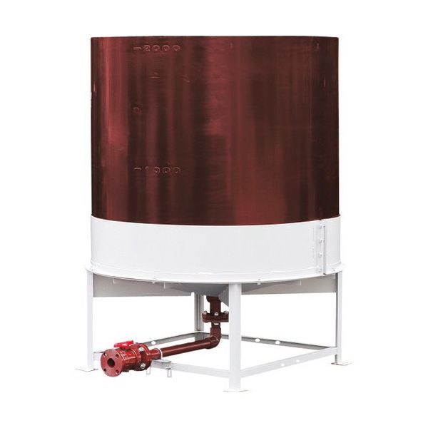 スイコー 耐熱OHT型上部開放完全液出しタンク2000 TU-OHT2000 1個 856-9549（直送品）