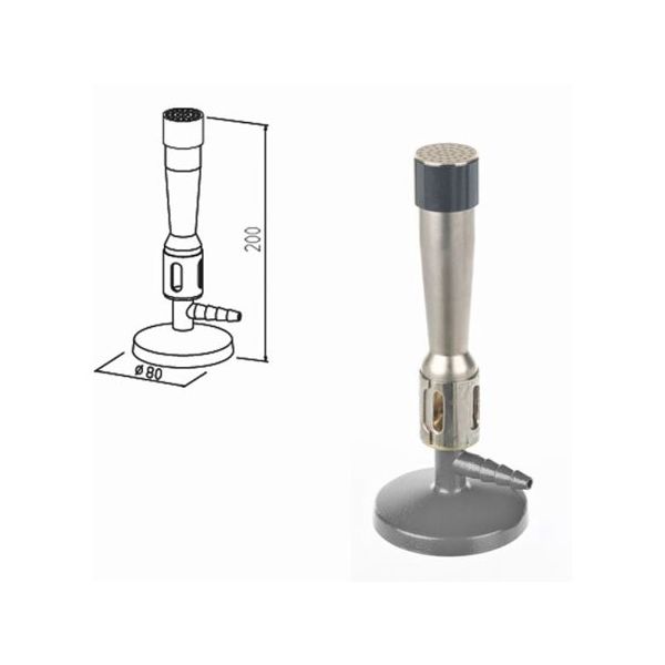 BOCHEM メケルバーナー ニードルバルブ付き 天然ガス 7520 1台 68-0513-09（直送品）