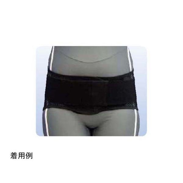アシスト ウエストサポート ブラック(袋パッケージ) S 15211 1本 68-4059-05（直送品）