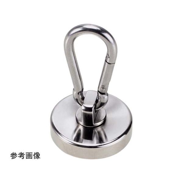 Trimate マグネットフック カラビナフックタイプ Φ30mm TR-MGF003-30-SV 1個 67-4919-59（直送品）