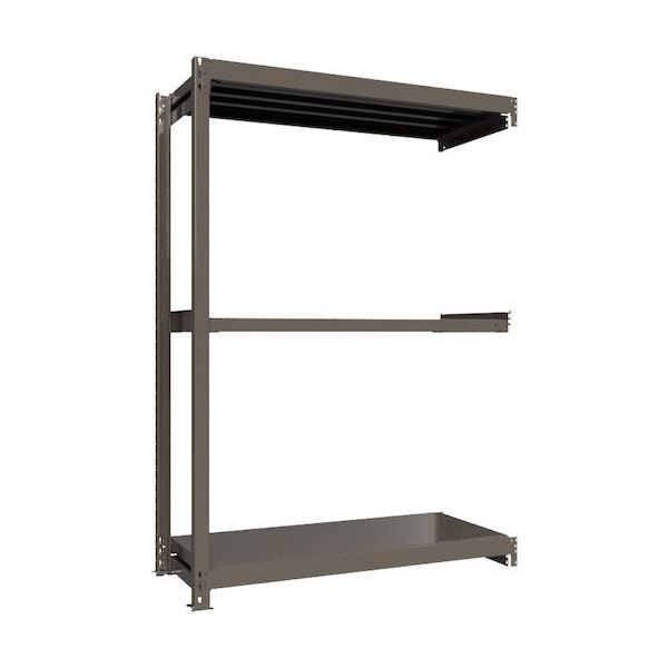 ICHIMAI 重量ボルトレスラック 段荷重1000Kg H2100×W1500×D600 天地3段 連結グレー TH1000-756R3（直送品）