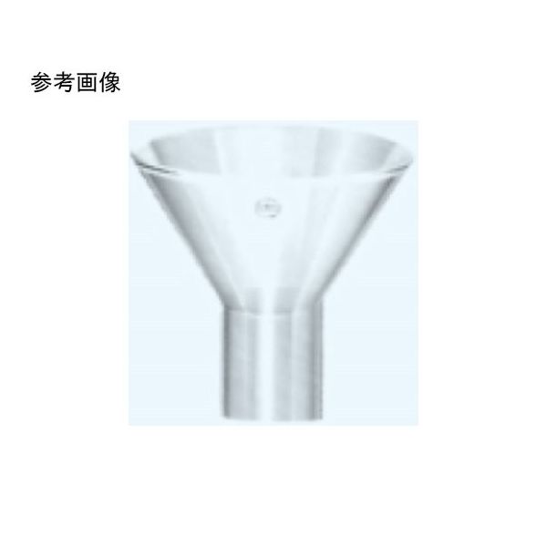 日本理化学器械 ガラス粉末ロート 直径120mm 足径50mm 672-12050 1個 65-8682-35（直送品）