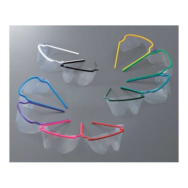 ハリヤード セーフビュー レンズ + フレームセット 10セット×5袋入 50004 1箱(50セット) 67-5192-01（直送品）