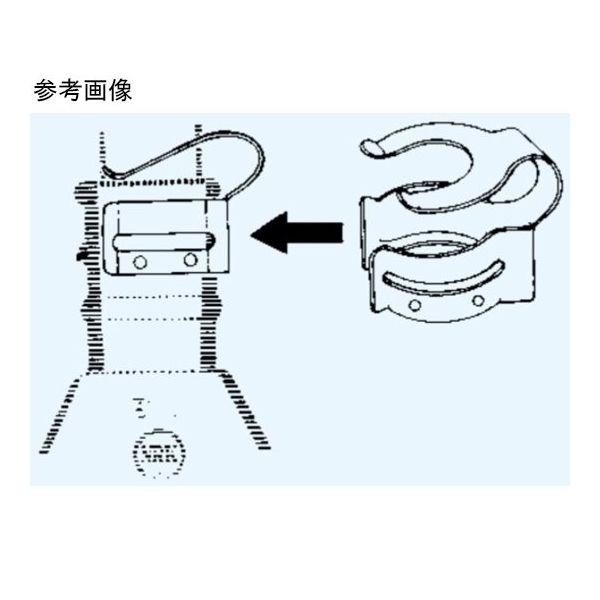 日本理化学器械 ジョイント用クランプ TS19 510-1900 1個 65-8670-39（直送品）