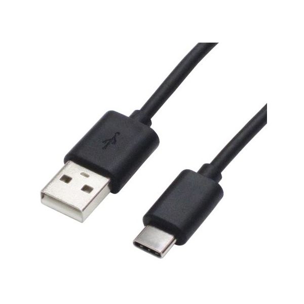 アイネックス USB2.0 TypeーCケーブル AーC ソフトタイプ 1m U20AC-MM10 1個 67-9342-32（直送品）