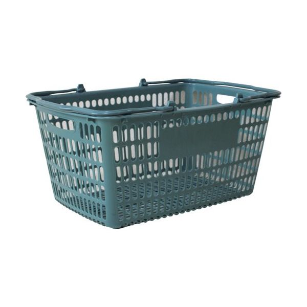 大和産業 買い物かご SLー20 ブルーグリーン SL-20-BLGR 1個 538-1885（直送品）