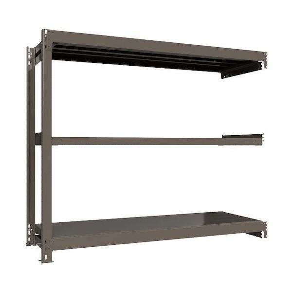 ICHIMAI 重量ボルトレスラック 段荷重1000Kg H1500×W1800×D600 天地3段 連結グレー TH1000-566R3（直送品）