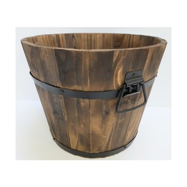 加藤伝蔵商店 伝蔵 焼杉プランター深型φ32 P282 1セット(6個) 430-6758（直送品）