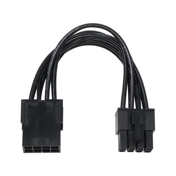 アイネックス EPS12V用電源延長ケーブル 10cm ブラック PX-013A 1個 67-9258-59（直送品）