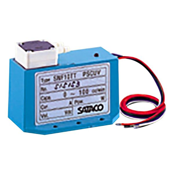 サタコ 超微量ダイヤフラム式定量ポンプ 100mL/min DC24V SNF10TT24PSCUV 1台 1-5797-22（直送品）