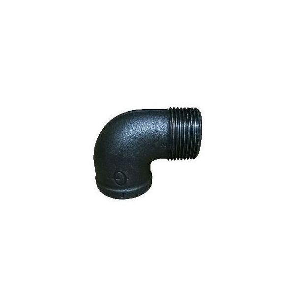 リケン 黒 ストリートエルボ RCF-SL_40A 1個 64-3295-62（直送品）