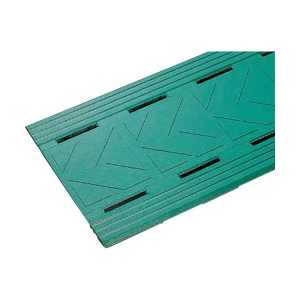 カネソウ フィールドカバー ゴム製 U字溝用 グリーン SU-24(G) 1枚 321-8246（直送品）
