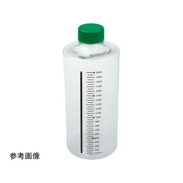 CELLTREAT 2000mLローラーボトル 非処理の懸濁培養 印刷済み目盛り ベントなしキャップ 滅菌 12個入 229584 1個（直送品）