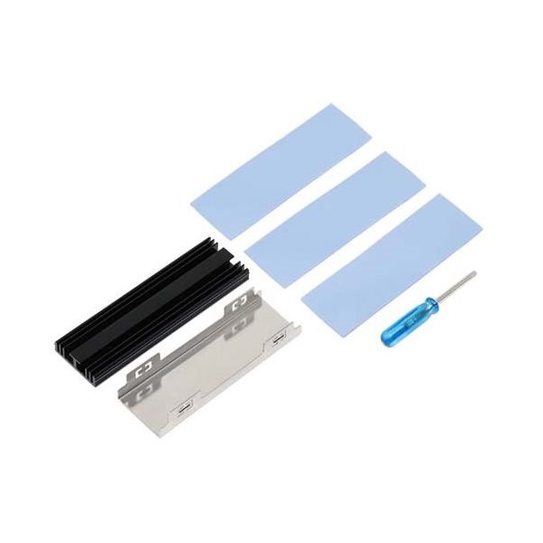アイネックス M.2 SSD用高性能ヒートシンク・工具セット BA-HM02 1個 67-9218-18（直送品）