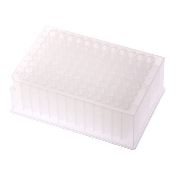 朝日ラボ交易 ディープウェルストレージプレート(96ウェル、丸形、丸底) 25枚入り 229575 1箱(50枚) 65-3677-26（直送品）