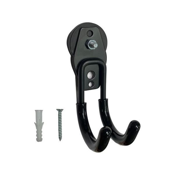 Trimate 工具用フック マグネット式(コンクリートスリーブ・取付けネジ付属)ブラック U字 TR-MGF006U-BK 1個（直送品）