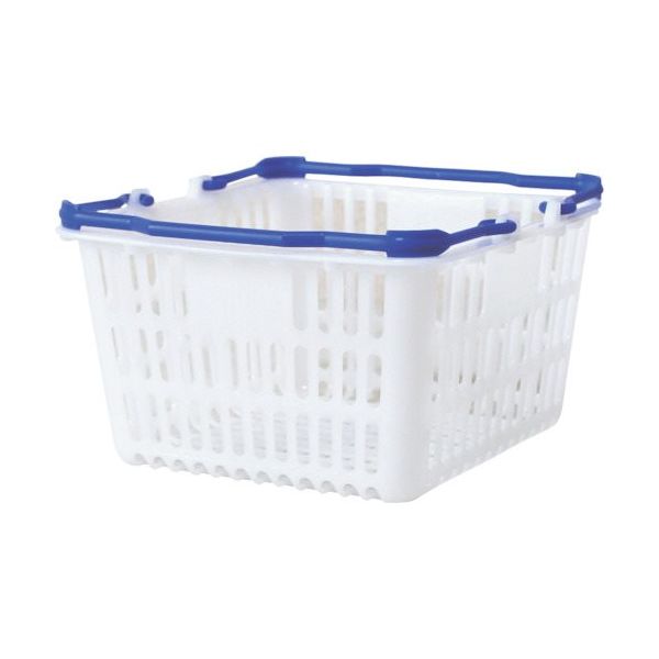 大和産業 買い物かご SLー1 ナチュラル把手ロイヤルブルー SL-1-NRRBL 1個 538-1855（直送品）