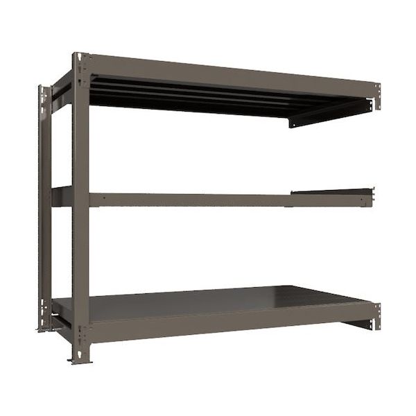 ICHIMAI 重量ボルトレスラック 段荷重1000Kg H1200×W1500×D750 天地3段 連結グレー TH1000-457R3（直送品）