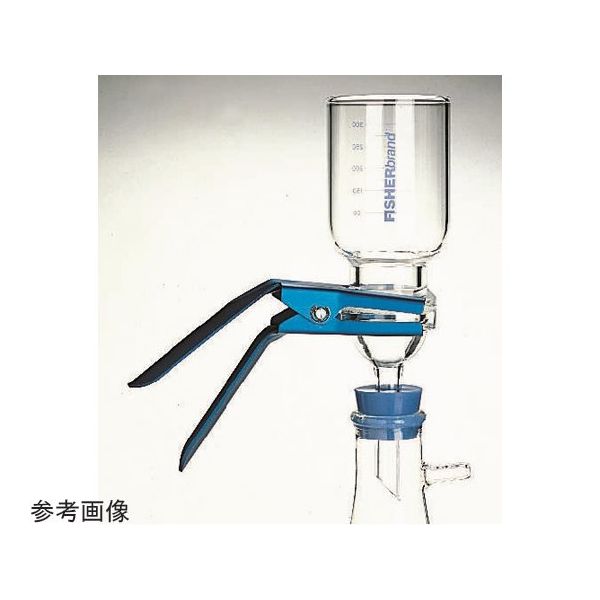 ウィザーライフサイエンス ガラス製フィルターホルダー 47mmフィルター スチールサポート付ホルダー 09-753-1C 1個（直送品）