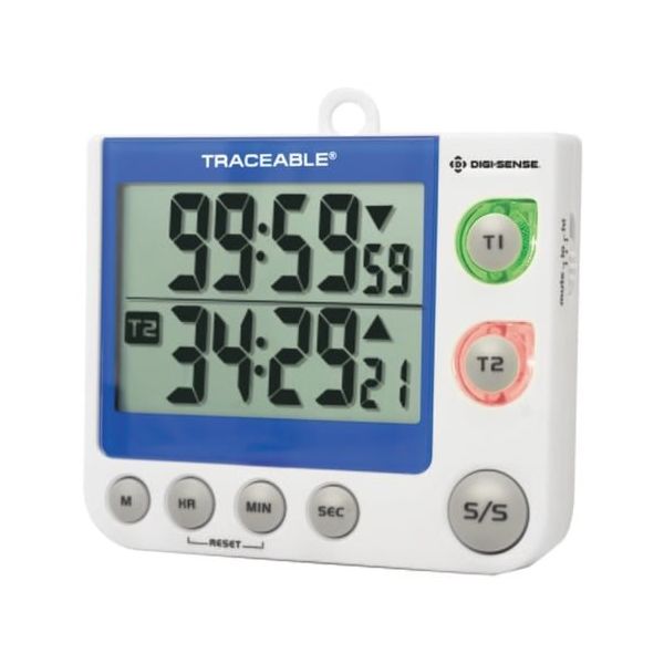 Fisherbrand(TM) Traceable(TM) LEDビッグディジットデュアルチャンネルタイマー 06-664-252 1個（直送品）