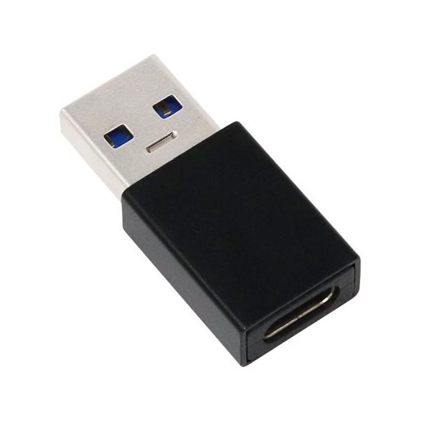 アイネックス USB3.1Gen2変換アダプタ AオスーCメス U32AC-MFAD 1個 67-9342-50（直送品）