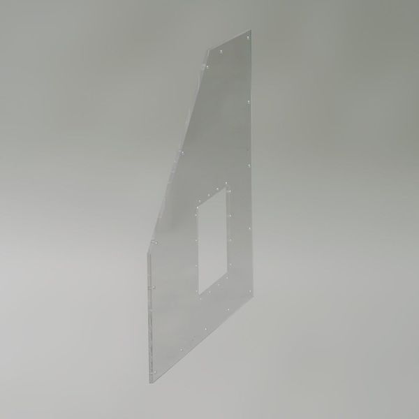 アズワン グロブロックス ワイド800用側面パネル 側面ポート付 4-6187-12 1個（直送品）