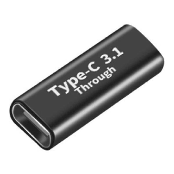 Trimate USBアダプタ USB TypeーC(メス)ー TypeーC(メス)ストレートタイプ TR-CCA 1個（直送品）
