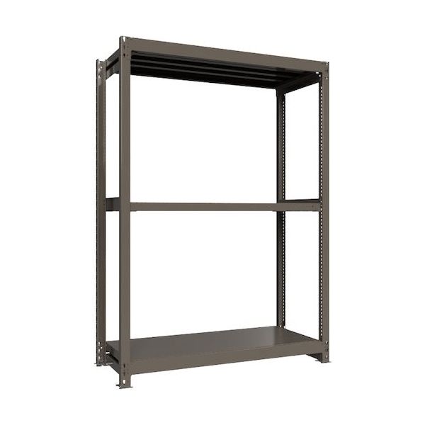 ICHIMAI 重量ボルトレスラック 段荷重1000Kg H2100×W1500×D600 天地3段 単体グレー TH1000-756T3（直送品）