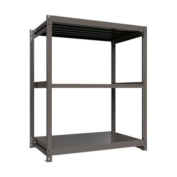 ICHIMAI 重量ボルトレスラック 段荷重1000Kg H1800×W1500×D900 天地3段 単体グレー TH1000-659T3（直送品）