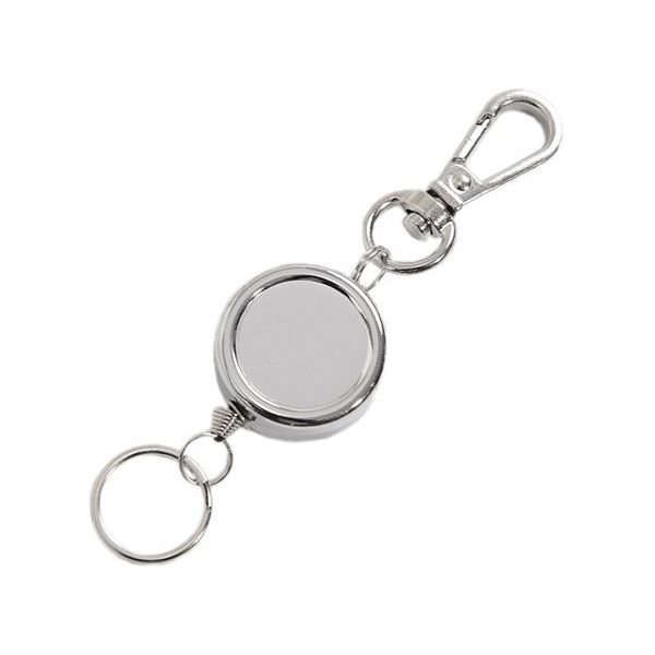 Trimate カラビナ ミニリールストラップ TR-STP011-SV 1個 67-4920-99（直送品）