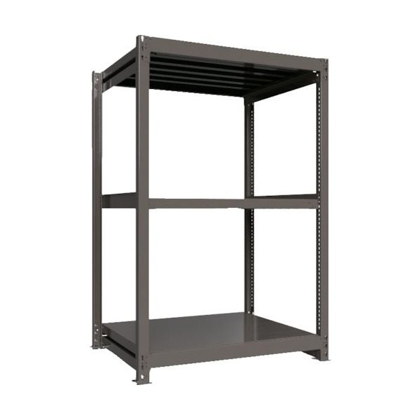 ICHIMAI 重量ボルトレスラック 段荷重1000Kg H1800×W1200×D900 天地3段 単体グレー TH1000-649T3（直送品）
