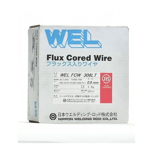 日本ウエルディング・ロッド ステンレス用フラックス入り溶接ワイヤ WEL-FCW-308LT-1.2-12.5 1箱（直送品） - アスクル