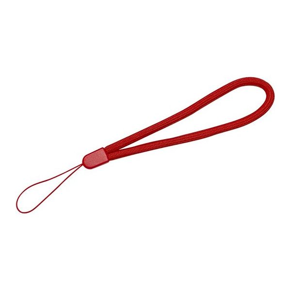 Trimate シンプル丸紐ストラップ レッド TR-STP004-RD 1個 67-4920-85（直送品）