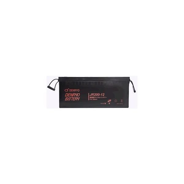電菱 DENRYO BATTERY JR200-12 1台 63-3422-19（直送品）