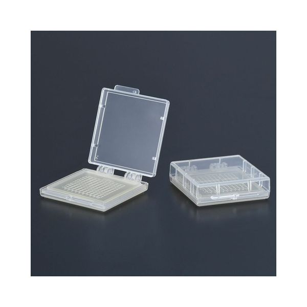 エクシール 精密部品搬送ケース ゲルベース(R) 2インチ 透明 メッシュE5 Lタイプ 10個入 GC00-16034 1セット(1個)（直送品）