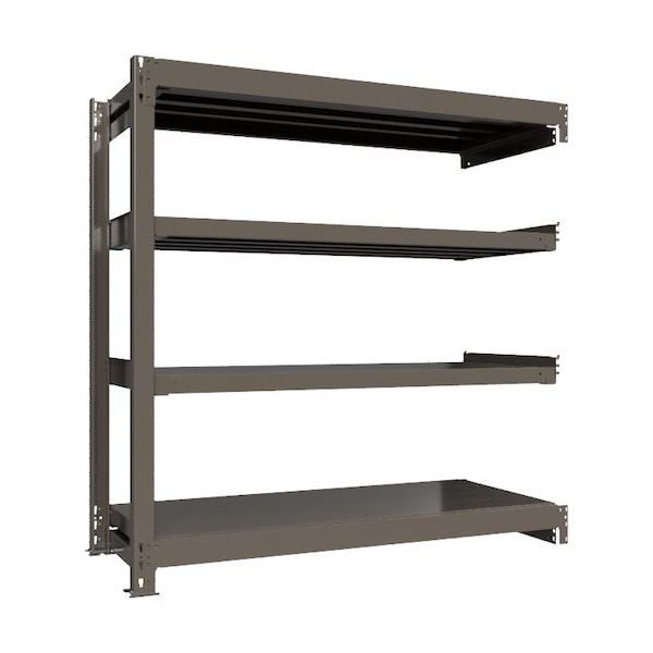 ICHIMAI 重量ボルトレスラック 段荷重1000Kg H1500×W1500×D600 天地4段 連結グレー TH1000-556R4（直送品）