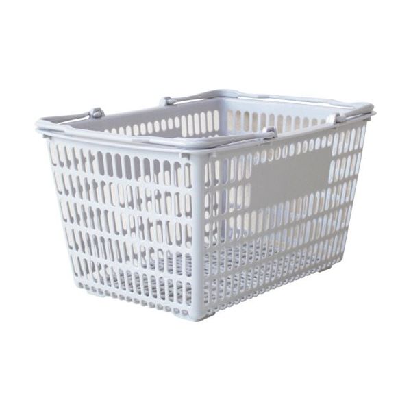 大和産業 買い物かご SLー7 ライトグレー SL-7-LGY 1個 538-1906（直送品）