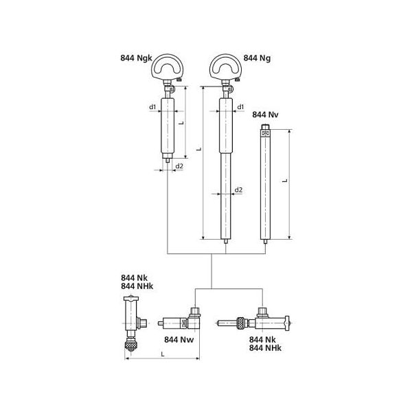 マール ショートホルダ 844Ngk 100-250 1個 64-5159-46（直送品）