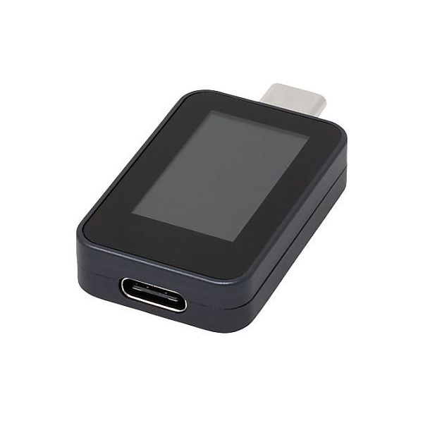 アイネックス USB TypeーC 電源テスター KM-08 1個 68-4122-34（直送品）