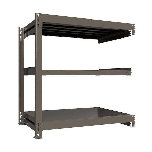 ICHIMAI 重量ボルトレスラック 段荷重1000Kg H1200×W1200×D750 天地3段 連結グレー TH1000-447R3（直送品）