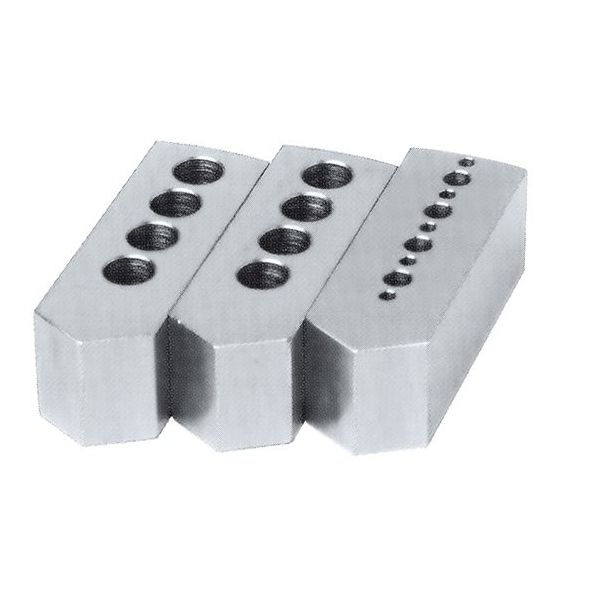 ジーネット 北川鉄工所 エアチャック用 KPC6/ALーKPC6 生爪(鉄/アルミ) AL-KPC6-H51 1組 64-3270-76（直送品）