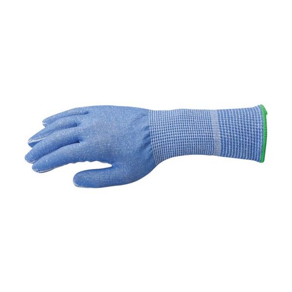 バリアローブ 耐切創カットバリアブルーバサルトロングノンコート10双入L(10双入) NO.658L 1セット(120双:10双×12袋)（直送品）