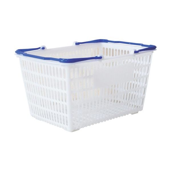 大和産業 買い物かご SLー7 ナチュラル把手ロイヤルブルー SL-7-NRRBL 1個 538-1881（直送品）