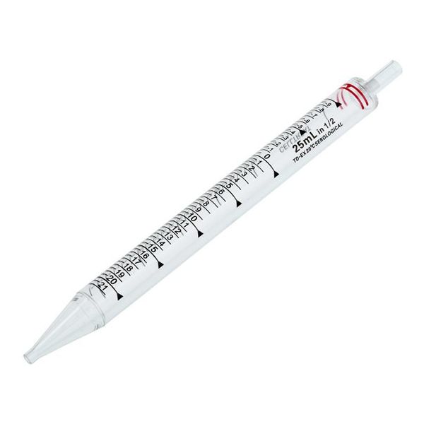 CELLTREAT 25mL セロロジカルピペット ショート 100本入(25個別包装/バッグ) 229226B 1箱(100本)（直送品）