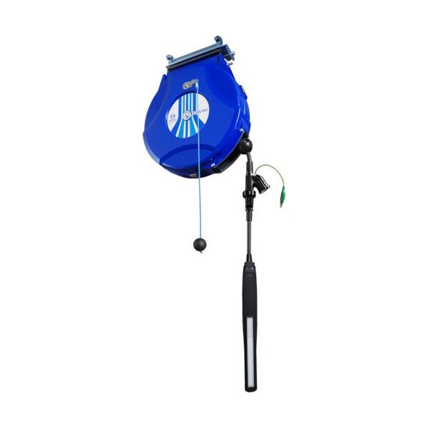 日平機器 日平 エボリューションランプリール(ブレーキ付)125V/8A HEP-810EVS-BL 1台 386-7132（直送品）