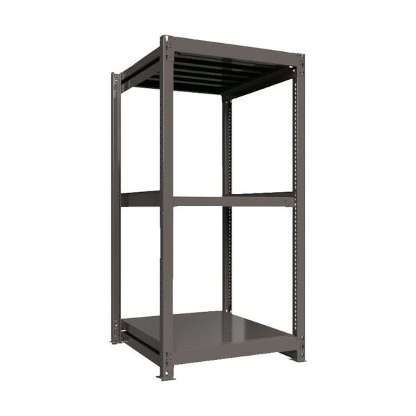 ICHIMAI 重量ボルトレスラック 段荷重1000Kg H1800×W900×D900 天地3段 単体グレー TH1000-639T3（直送品）