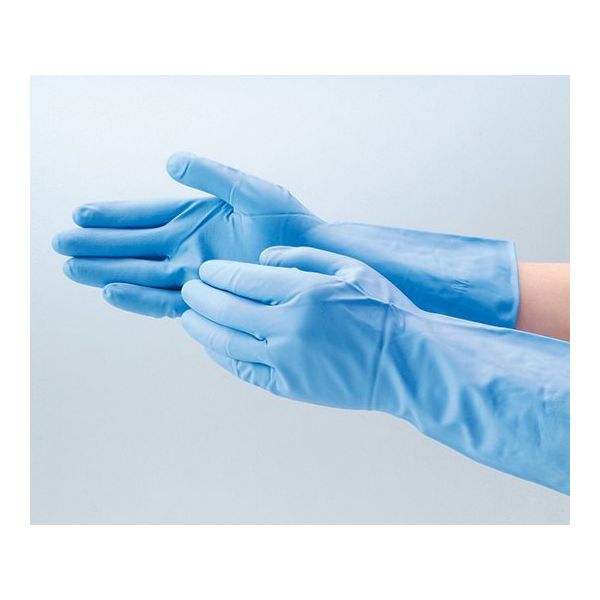 ダンロップホームプロダクツ ニトリルうす手 裏毛なし ブルー 240双入 M No910 M-B 1ケース(240双) 63-7088-44（直送品）
