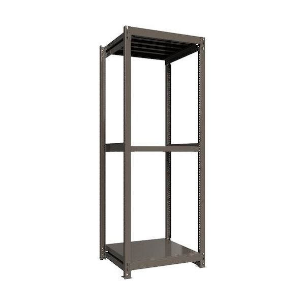 ICHIMAI 重量ボルトレスラック 段荷重1000Kg H2400×W900×D750 天地3段 単体グレー TH1000-837T3（直送品）