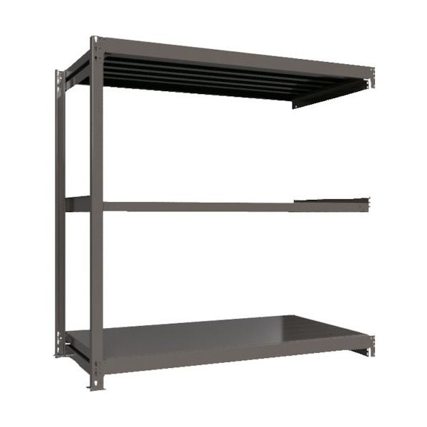 ICHIMAI 重量ボルトレスラック 段荷重1000Kg H1800×W1800×D900 天地3段 連結グレー TH1000-669R3（直送品）